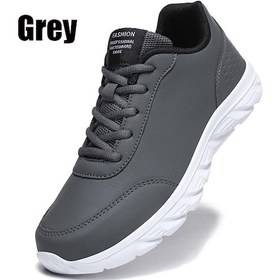 Resim Gri 39-46 Moda Erkek Hafif Nefes Alan Spor Ayakkabı Büyük Boy Erkek Ayakkabıları Rahat Spor Ayakkabıları Erkekler İçin Gri 