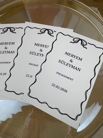 Resim Fiyonk Tasarım Masa kartı 