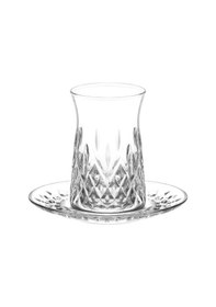 Resim LAV Odin Cam Çay Seti 6 Kişilik 170 ml (6 Çay Bardağı, 6 Çay Tabağı) 