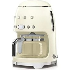 Resim Esmo Home Smeg DCF02CREU Filtre Kahve Makinesi, Krem 
