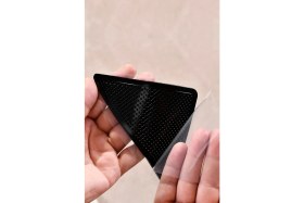 Resim Dekozer Halıtut Kaydırmaz Halı Tutucu Ped Seti | 4 Parça, Kendinden Yapışkanlı ve Yıkanabilir 