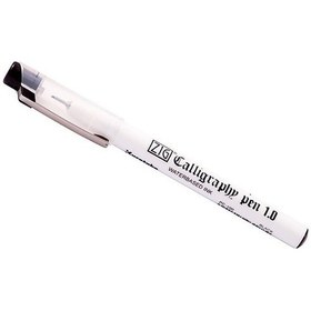 Resim Hobi-Marketart Zig Calligraphy Pen Yan Kesik Kaligrafi Kalemi 1.0 MM Siyah 
