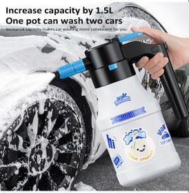 Resim Padalink 1.5l Elektrikli Köpük Püskürtücü - Araba Ve Bahçe Temizliği İçin Pratik Çözüm 