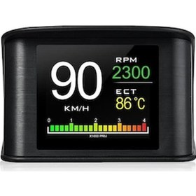 Resim Moveevo Obd2 Araç Lcd Hud Göstergesi P10 - Çok Fonksiyonlu Sürücü Bilgi Gösterici 