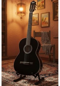 Resim Midex Mgx-200bk Kaliteli Klasik Gitar 4/4 Yetişkin Boy Full Set 1 Adet 