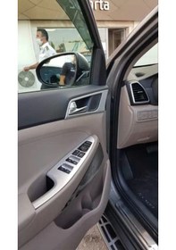 Resim Tucson Içın Uyumlu 2015-2018 Kapı Kolçak Kaplama Sılver 