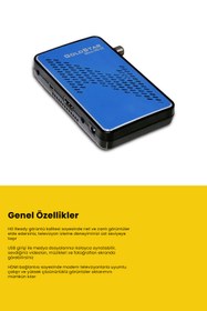 Resim GOLDMASTER Uydu Alıcısı Hero Micro Hd Mavi 