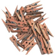 Resim Genel Markalar Ahşap Renk Minik Mandal 25li Paket 