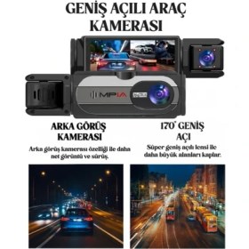 Resim MiraLive 170° Geniş Açılı Araç Kamerası 