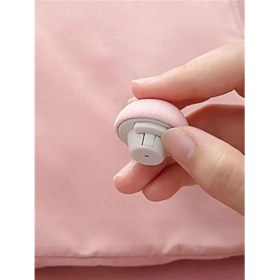 Resim Burdabol Pembe Yorgan Kılıfı ve Çarşaf Tutucu Yastık Nevresim Düzenleyici 8 Adet 