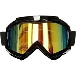 Resim Myg Motosiklet Gözlüğü Süngerli Bant ve Lastik ile Açık Kasklar İçin 