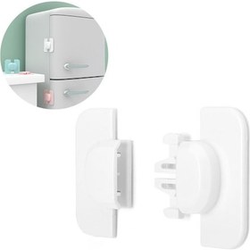 Resim Sunup Sn-28750 Geçmeli Tip Buzdolabı Ve Dolap İçin Çocuk Güvenlik Kilidi Yapışkanlı 