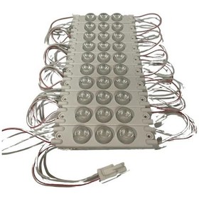 Resim 220 Volt 3 Watt 3 Lensli 3030 Modül Led Beyaz 5 Adet 