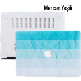 Resim Apple Uyumlu MacBook Air Kılıf 13 İnç Paint02 Eski Usb'li Model 2010-2017 A1369 A1466 İle Mercan Yeşili 