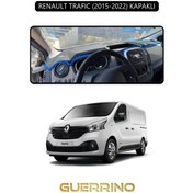 Resim Renault Trafıc 2015-2022 Kapaklıtorpido Koruma Halısı Siyah Kenar 
