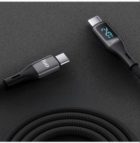 Resim 240w Dijital Ekranlı E- Çipli Pd 3.1 Usb Type-c Type-c Şarj Data Kablosu 1 M Sku: Smg8690010060372 