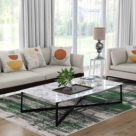 Resim Monnhein Yıkanabilir Halı ve Yolluk - Kaymaz Tabanlı Salon Halısı, Mutfak Halısı, Modern Dijital Baskı Tasarım (0280) 