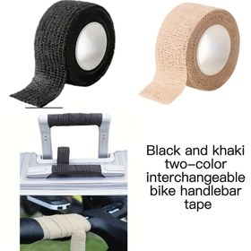Resim 5/8 Adet Evrensel Bisiklet Gidon Bandı, Siyah ve Haki Renk Seçenekleri - Dayanıklı, Kaymaz ve Şok Emici Özellikli. Bisiklet, Motosiklet ve Araba Direksiyonları İçin Uygun. Masalar, Tabureler, Dolaplar ve Diğer Mobilyalar için Kullanılabilir. Taşıması ve Kurulumu Kolay 