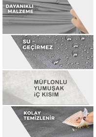 Resim Yuki Gelato 150 Motor Brandası,motosiklet Brandası Gri Renk Kar Su Yağmur Geçirmez,motor Örtüsü,motor Çadırı,motorsiklet Brandası Coverplus Kalitesiyle 