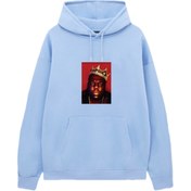 Resim VENHENA The Notorious Big Bebe Mavi Kapüşonlu Sweatshirt - Hoodie 