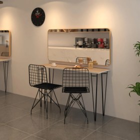 Resim Kenz Life Knsz Masa Sandalye Takımı HEM75MAZLUM Crdsyh 100*040 2 Sandalye Syhsyh 