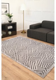 Resim Kaşmir Halı 7/24 İskandinav Olav Gri 160x230 Cm 1gri 