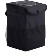 Resim Kapaklı Araba Çöp Kovası 15 X 15 X 25cm Siyah Yurt Dışından 