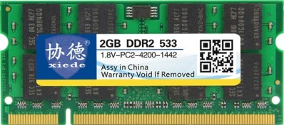 Resim Sones Dizüstü Bilgisayarlar İçin Xıede X029 Ddr2 533mhz 2gb Genel Tam Uyumluluk Bellek Ram Modülü 