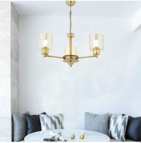 Resim Geneva 3 Lü Eskitme Modern Yatak Odası Salon Avize 