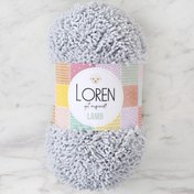 Resim Loren Lamb Gri El Örgü İpi - R020 - 34422 