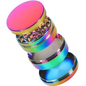 Resim valkyrie 63 Mm 4 Katmanlı Mıknatıslı Çinko Alaşım Herbal Grinder Baharat Bitki Ot Tütün Öğütücü Renk 