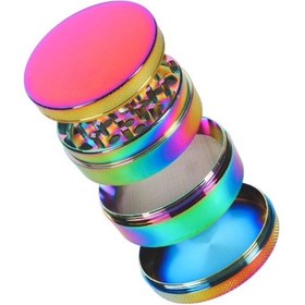 Resim valkyrie 63 Mm 4 Katmanlı Mıknatıslı Çinko Alaşım Herbal Grinder Baharat Bitki Ot Tütün Öğütücü Renk 