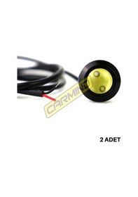Resim Carmind Kartal Gözü Oto Ayna Altı Led Beyaz 23Mm 2 Adet 