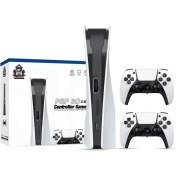 Resim Q10 Ps5 Kollu 4K UHD Retro Joystick 128GB PS1PES/GTA Atari Çift Kişilik Oyun Konsolu 26700 3D Oyunlu 