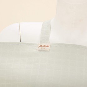 Resim Çift Katlı Muslin Emzirme Önlüğü - Mint Müslin 