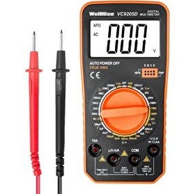Resim Wellhise VC9205D Dijital Multimetre Ölçü Aleti 