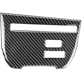 Resim Araba Karbon Fiber Cd Çalar Konsolu Nissan Gtr R35 2008-2016 İçin A Tipi Dekoratif Etiket, Sol Sürücü 1 Adet 