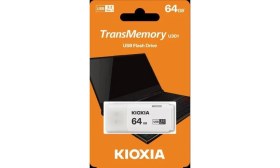 Resim Kioxia Kıoxıa LU301W064GG4 U301 64GB USB 3.2 Beyaz USB Bellek 