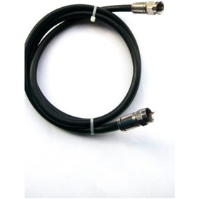 Resim Genel Markalar RG6-U6 Çıkmayan Konnektörlü Bakır Anten Kablosu - 1 Metre 