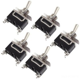 Resim Suofeng 5 Adet Spst Tipi Metal Anahtar, 2-pin On/off Fonksiyonu, 12v-230v Aralığında Uygulanabilir, Otomobil Ve Tekne İçin Uygun 