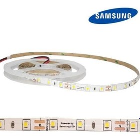 Resim Samsung Şerit Led 12v 2835/60 Ledli 4000k İç Mekan Ip20 5 Metre/ Paket 
