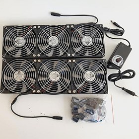 Resim Gdstime GDA1225 3000rpm Hız Ayarlı Soğurucu Fan Sistem 