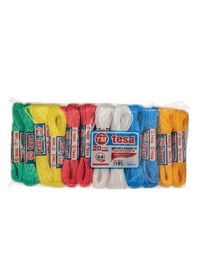 Resim Temsan 20 Metre Naylon Çamaşır İpi 24 Lü Ahşap 