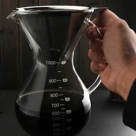 Resim Epinox Cam Kahve Demleme-Filtreli 1000 ml (CK-1000) 