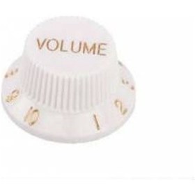 Resim Valencia Pnb1Twt Gitar Pot. Düğme Başlığı Plastik Beyaz Dr.Parts 