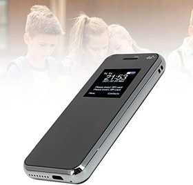Resim Taşınabilir Çocuk Bar Telefonu, Cep Mini Cep Telefonu, Cep Telefonu Kilidi Açık, Basit Arayüzlü, 32MB + 32MB, Çift Kart Çift Bekleme, Çocuklar Için Hediye (Siyah) 