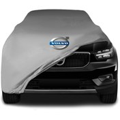 Resim ULTRASHOP Volvo Xc40 Gri Kumaş Araba Branda Logolu Penye Oto Branda 