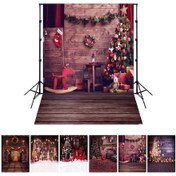 Resim Lemestar Andoer 1.5x2m Noel Fotoğraf Fon Perdesi - Katlanabilir Polyester, Bebek Portre &,çok Renkli Çok Renkli 