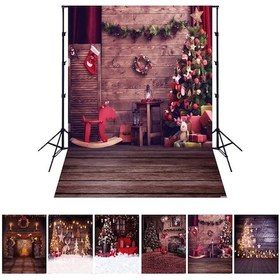 Resim Lemestar Andoer 1.5x2m Noel Fotoğraf Fon Perdesi - Katlanabilir Polyester, Bebek Portre &,çok Renkli Çok Renkli 