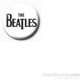 Resim Rozet - The Beatles - Black Logo 